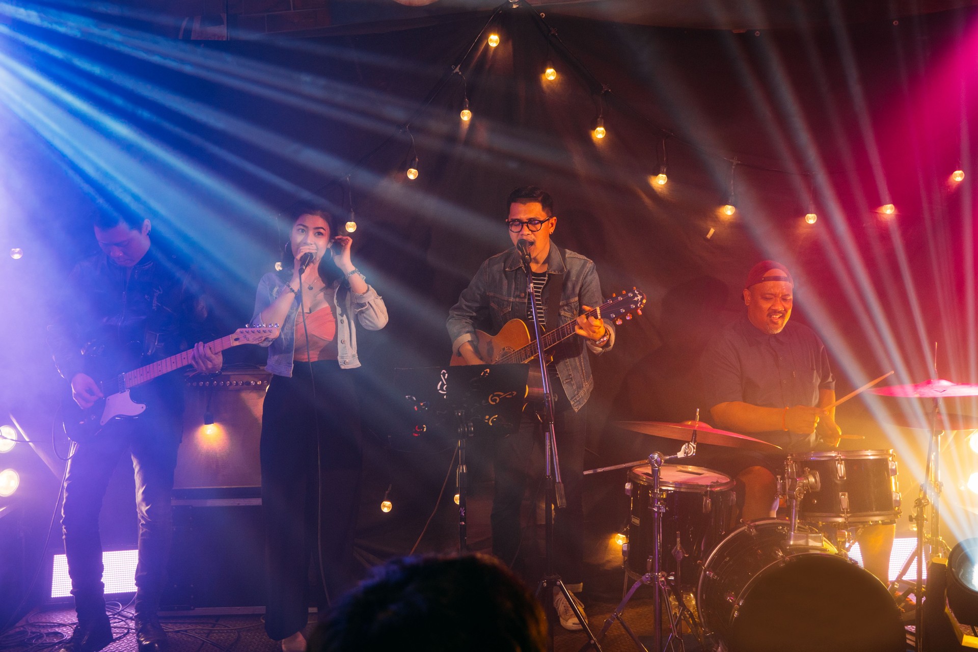 In concert.